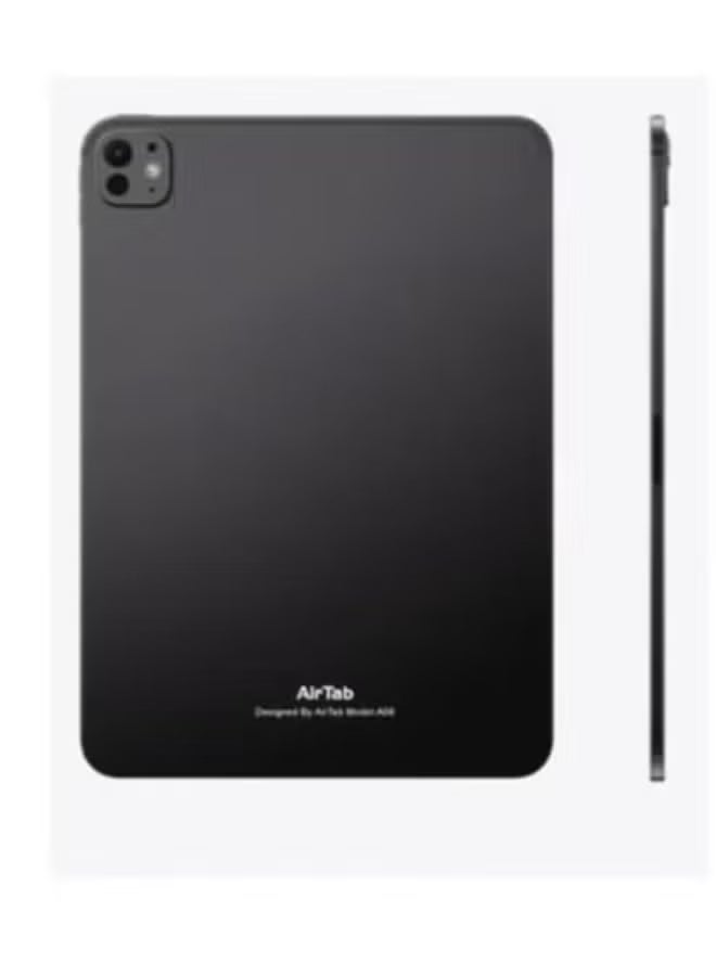 AIR TAB 10.1-Inch Pro Android 13 Tablet with Arabic Keyboard | 16GB RAM + 1TB Storage | Full HD Display | Dual SIM 4G LTE + Wi-Fi | Silver Tablet PC with Keyboard, Mouse & Stylus for Work, Study & Entertainment - Image 1